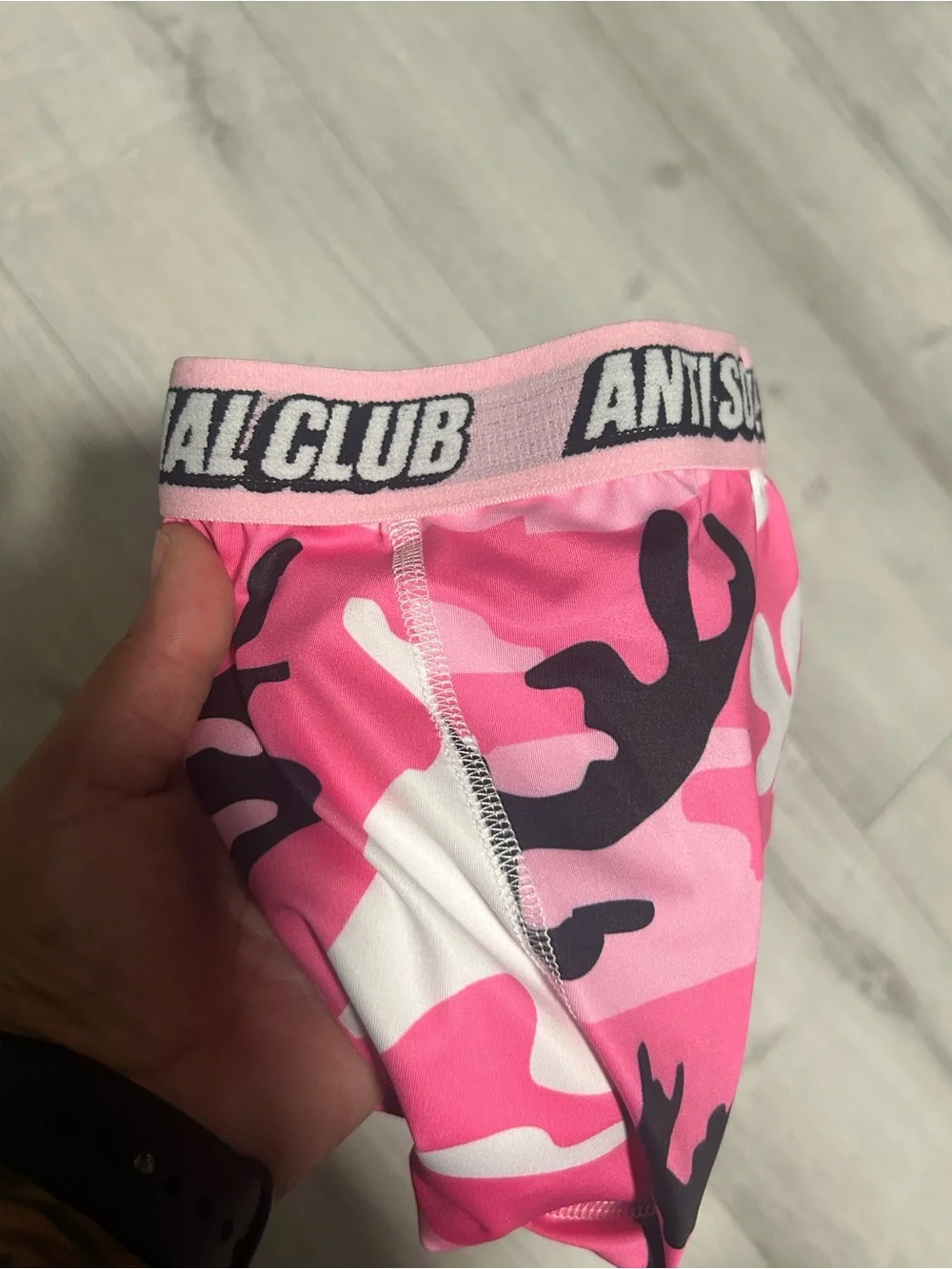 Anti Social Social Club Men’s Pink Camo Performance Shorts/Underwear